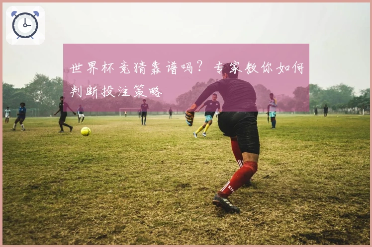 世界杯竞猜靠谱吗？专家教你如何判断投注策略